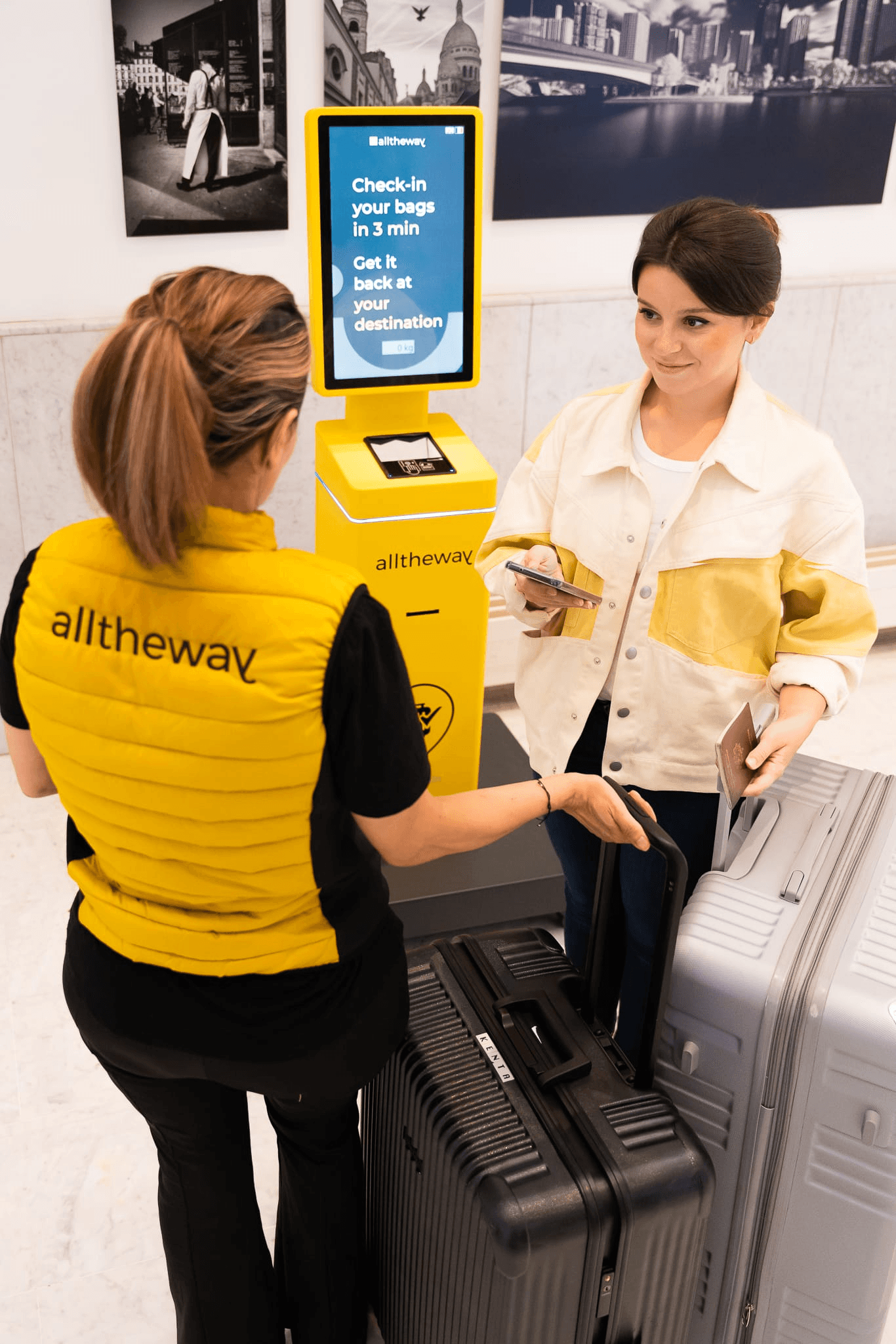 Alltheway | Picks up your baggage for you